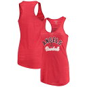 ソフト?アズ ア?グレープ レディース Tシャツ トップス Los Angeles Angels Soft as a Grape Women's Multicount Racerback Tank Top Red