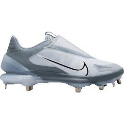 ナイキ メンズ 野球 スポーツ Nike Men's Force Zoom Trout 8 Pro Metal Baseball Cleats Grey/White