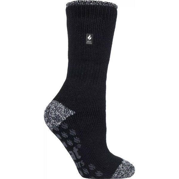 q[gz_[Y fB[X C A_[EFA Heat Holders Women's Juniper Crew Slipper Socks Black