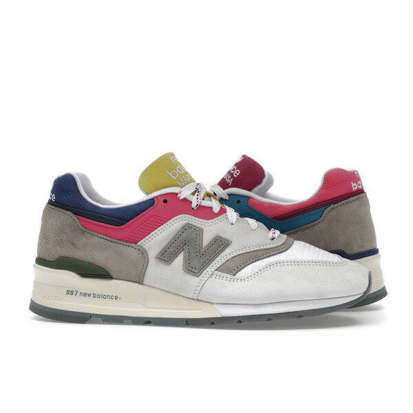 New Balance ニューバランス メンズ スニーカー 【New Balance 997 MiUSA Aim? Leon Dore Grey Midnight】 サイズ US_12(30.0cm) Grey Midnight