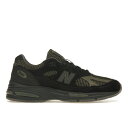 New Balance ニューバランス メンズ スニーカー 【New Balance 991v2 MiUK Stone Island Black】 サイズ US_6.5(24.5cm) Black/Olive/Grey(4)