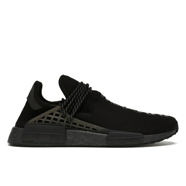 adidas アディダス メンズ スニーカー 【adidas NMD Hu Pharrell Human Race Triple Black Pack】 サイズ US_9(27.0cm) Black/Black/Black