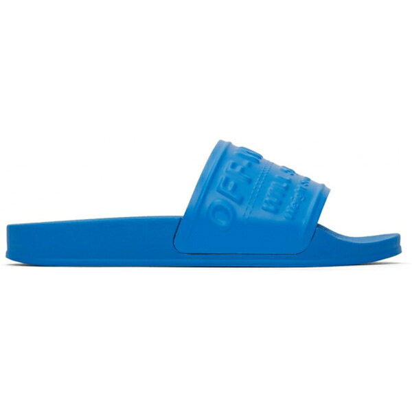 OFF-WHITE オフホワイト レディース スニーカー 【OFF-WHITE HF Pool Slide Blue (Women's)】 サイズ US_9(26.0cm) Blue(4)