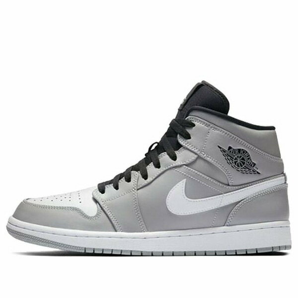 Air Jordan ジョーダン メンズ スニーカー 【Air Jordan 1 Mid 'Wolf Grey Black White' 554724-046】 サイズ US_9(27.0cm)