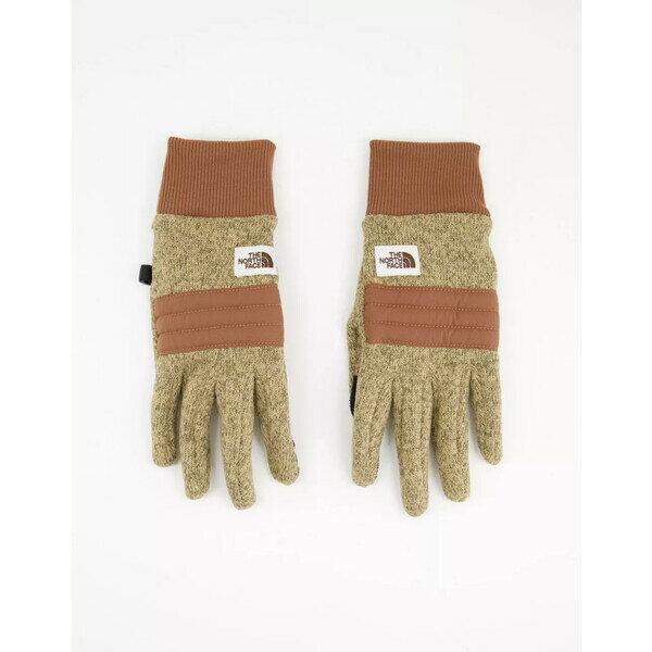 ノースフェイス メンズ 手袋 アクセサリー The North Face Gordon Etip gloves in brown Kelp tan heather/pin