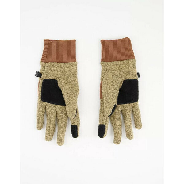 ノースフェイス メンズ 手袋 アクセサリー The North Face Gordon Etip gloves in brown Kelp tan heather/pin