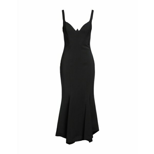 【送料無料】 アレクサンドル・ボーティエ レディース ワンピース トップス Midi dresses Black