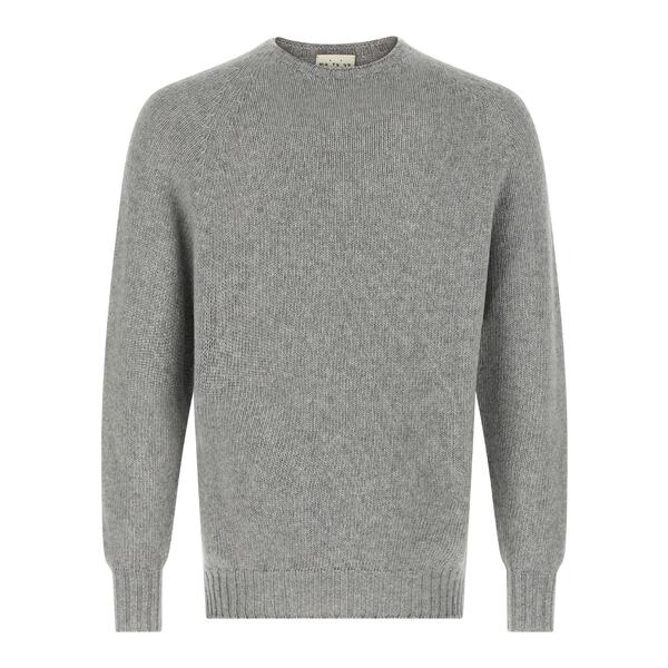 マリア メンズ ニット&セーター アウター Cashmere Sweater Gray(4)
