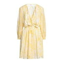 【送料無料】 パトリツィア ペペ レディース ワンピース トップス Mini dresses Yellow
