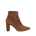 【送料無料】 アルバーノ レディース ブーツ シューズ Ankle boots Brown