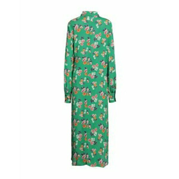 【送料無料】 エムエスジイエム レディース ワンピース トップス Midi dresses Green