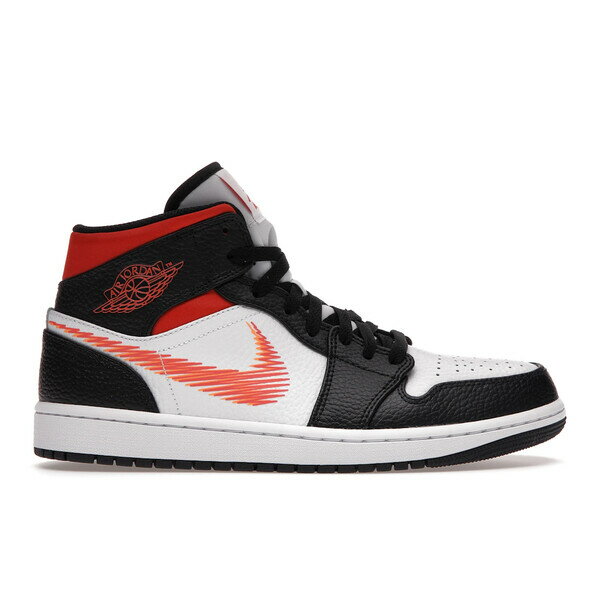 Jordan ジョーダン メンズ スニーカー 【Jordan 1 Mid Zig Zag Swoosh】 サイズ US_12.5(30.5cm) White/Team Orange/Black/Total Orange