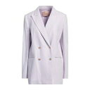 【送料無料】 ツインセット レディース ジャケット&ブルゾン アウター Blazers Purple
