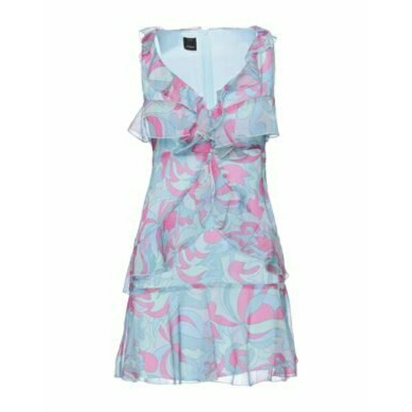 【送料無料】 ピンコ レディース ワンピース トップス Mini dresses Azure