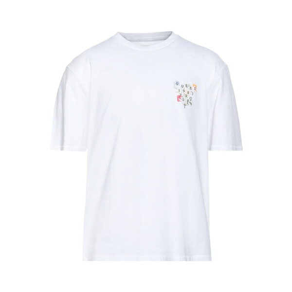 【送料無料】 ゲス メンズ Tシャツ トップス T-shirts White