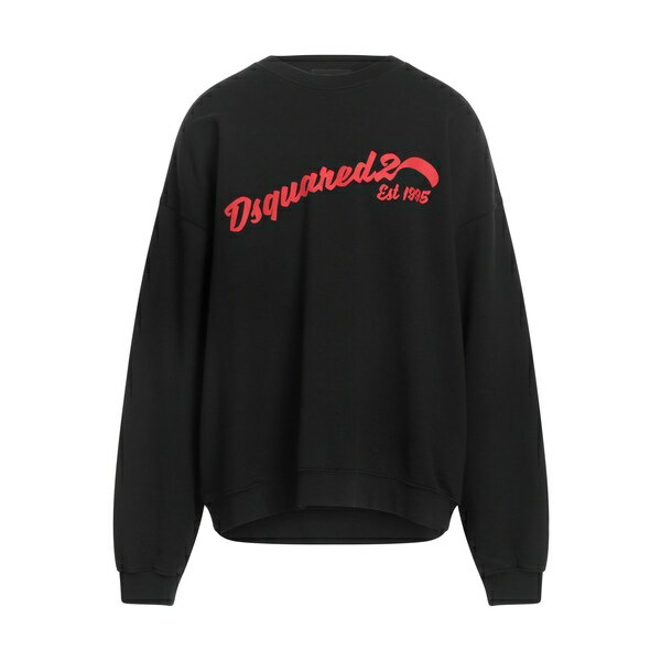 【送料無料】 ディースクエアード メンズ パーカー・スウェットシャツ アウター Sweatshirts Black