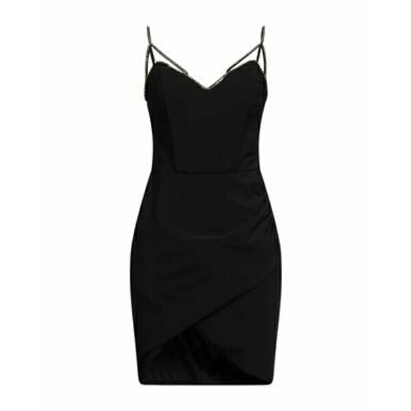 【送料無料】 エリザベスフランキ レディース ワンピース トップス Mini dresses Black