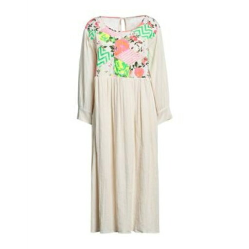 【送料無料】 マヌーシュ レディース ワンピース トップス Midi dresses White 【送料無料】 マヌーシュ レディース ワンピース トップス Midi dresses White