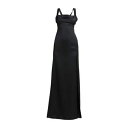 【送料無料】 ピンコ レディース ワンピース トップス Maxi dresses Black