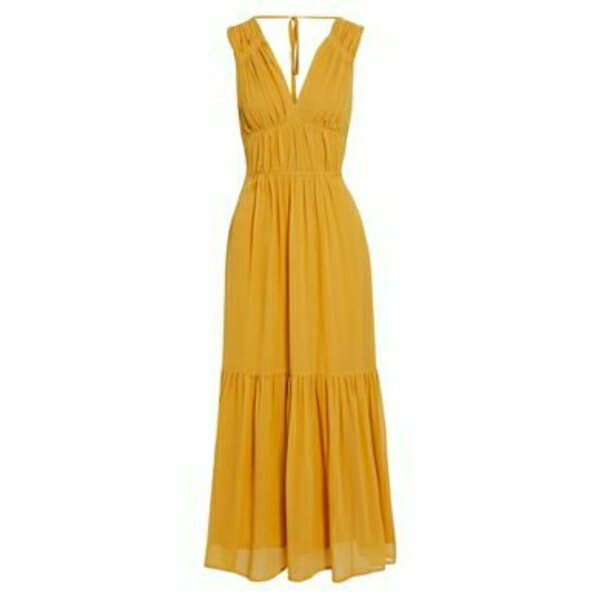 【送料無料】 アイリス&インク レディース ワンピース トップス Maxi dresses Yellow