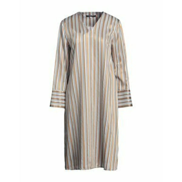 【送料無料】 ブライアン・デールズ レディース ワンピース トップス Midi dresses Grey