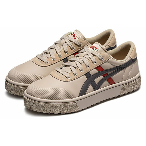 ASICS アシックス メンズ スニーカー Cream/Gray 【ASICS Court Trail Sneakers Beige/Gray 1203A129-203】 サイズ US_7.5(25.5cm)