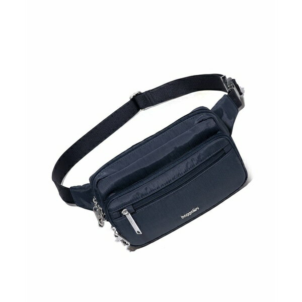 バッガリーニ レディース ベルト アクセサリー Anti-Theft Belt Bag French Navy