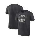 ファナティクス メンズ シャツ トップス Men's Heathered Charcoal Las Vegas Raiders 2021 Nfl Playoffs Bound Lights Action T-shirt Heathered Charcoal(4)