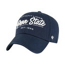 47ブランド レディース 帽子 アクセサリー Women's Navy Penn State Nittany Lions Sidney Clean Up Adjustable Hat Navy(4)
