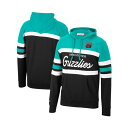 ミッチェル&ネス メンズ パーカー・スウェットシャツ アウター Men's Turquoise, Black Vancouver Grizzlies Head Coach Pullover Hoodie Turquoise, Black