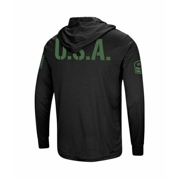 コロシアム メンズ シャツ トップス Men's Black Kentucky Wildcats Big and Tall OHT Military-Inspired Appreciation Tango Long Sleeve Hoodie T-shirt Black