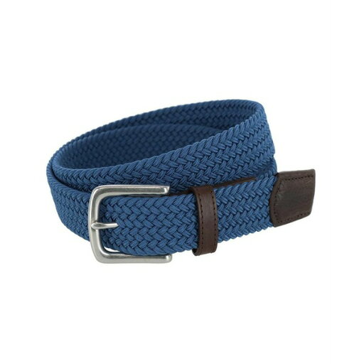 トラファルガー メンズ ベルト アクセサリー Men's Sarge Solid Stretch Weave Limited Run Golf Belt Blue トラファルガー メンズ ベルト アクセサリー Men's Sarge Solid Stretch Weave Limited Run Golf Belt Blue