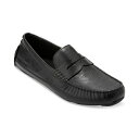 コールハーン メンズ サンダル シューズ Men's Wyatt Slip-On Penny Drivers Black