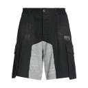 ディースクエアード メンズ カジュアルパンツ ボトムス Shorts & Bermuda Shorts Black