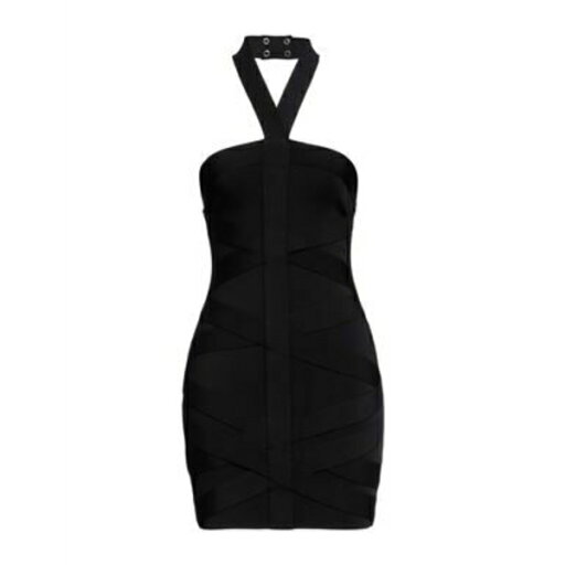 【送料無料】 バルマン レディース ワンピース トップス Mini dresses Black 【送料無料】 バルマン レディース ワンピース トップス Mini dresses Black