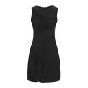 【送料無料】 ピンコ レディース ワンピース トップス Mini dresses Black(4)
