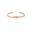 ƥ ǥ ֥쥹åȡХ󥰥롦󥯥å ꡼ Half Classic Half Sparkle 18k Gold Plated Bracelet Cuff Gold