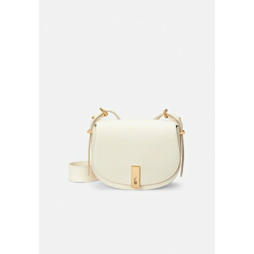 ラルフローレン レディース ショルダーバッグ バッグ POLO ID LEATHER SADDLE BAG - Across body bag - ivory ラルフローレン レディース ショルダーバッグ バッグ POLO ID LEATHER SADDLE BAG - Across body bag - ivory