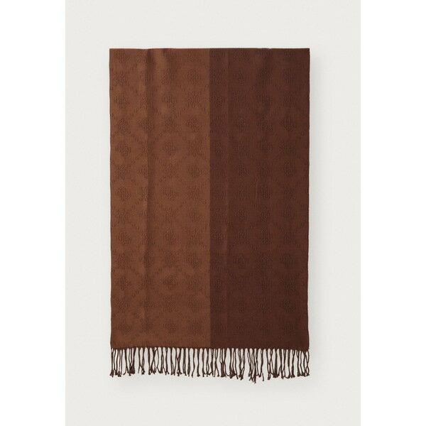 ゲス レディース マフラー・ストール・スカーフ アクセサリー SCARF UNISEX - Scarf - chocolate
