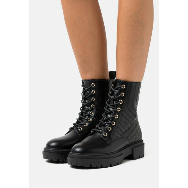 アンナ フィールド レディース ブーツ シューズ Lace-up ankle boots - black