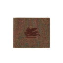 エトロ メンズ 財布 アクセサリー Paisley Print Wallet ROSSO