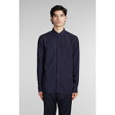 コスチュームメイン メンズ シャツ トップス Ives Congo Shirt In Blue Cotton -