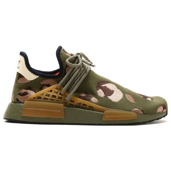 adidas アディダス メンズ スニーカー 【adidas x Pharrell NMD Hu 'Animal Print Olive' HQ9148】 サイズ US_9.5(27.5cm)