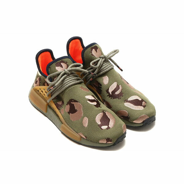 adidas アディダス メンズ スニーカー 【adidas x Pharrell NMD Hu 'Animal Print Olive' HQ9148】 サイズ US_9.5(27.5cm)