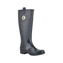 トミー ヒルフィガー レディース ブーツ シューズ Women's Karissa Pull On Rain Boots Dark Blue