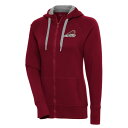 アンティグア レディース パーカー・スウェットシャツ アウター Sioux Falls Skyforce Antigua Women's Victory FullZip Hoodie Red