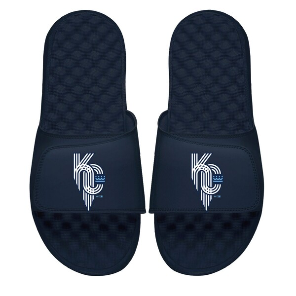 ACXCh Y T_ V[Y Kansas City Royals ISlide City Connect Slide Sandals Navy