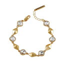 eB[E^n fB[X uXbgEoOEANbg ANZT[ Gold-Tone Pave Glass Stone Line Bracelet Gold