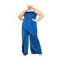 シティーシック レディース カジュアルパンツ ボトムス Plus Size Wildfire Jumpsuit Blue