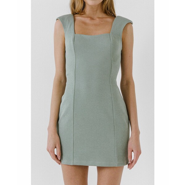 エンドレスローズ レディース ワンピース トップス Women's Cap Sleeve Knit Dress Dusty green